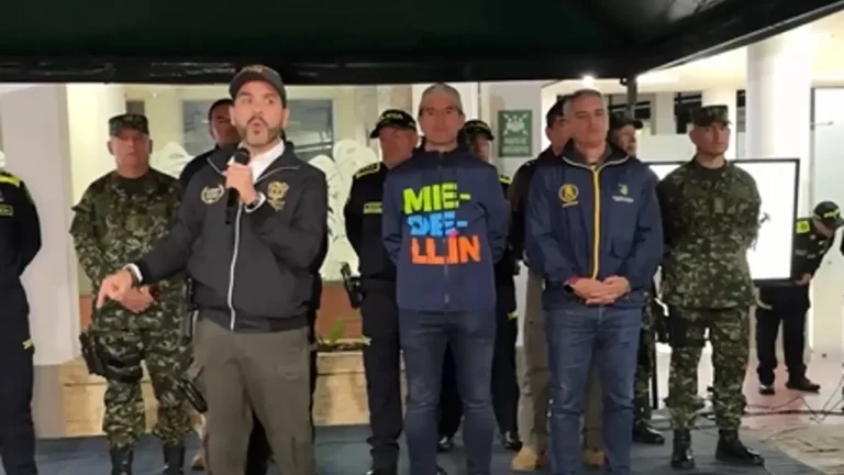 Operativo de la Fuerza Pública en Medellín