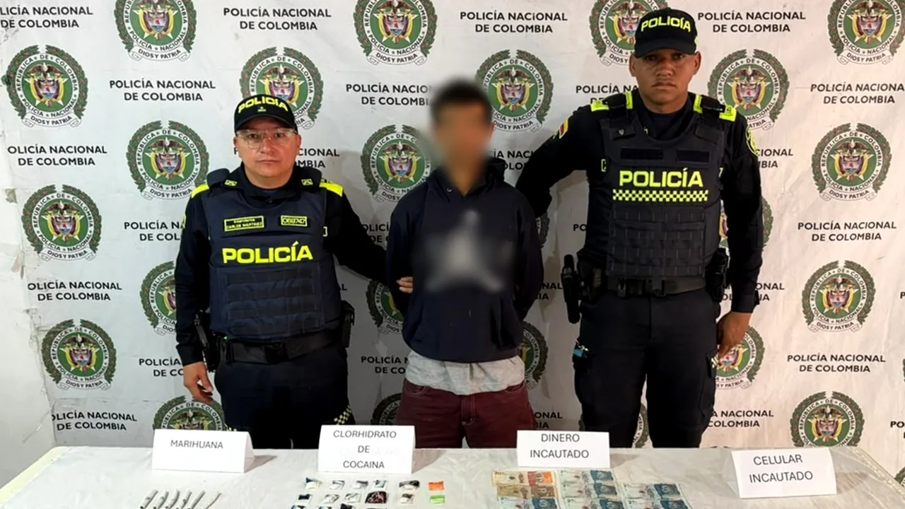 Capturan a un hombre en Ciudad Bolívar con 34 bolsas de cocaína y 12 cigarrillos de marihuana