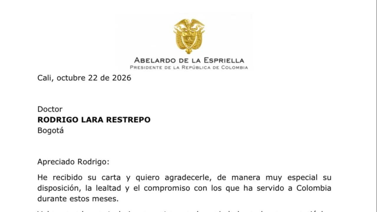 «Sé que usted ama profundamente a Colombia»: De la Espriella respondió a la renuncia de Rodrigo Lara