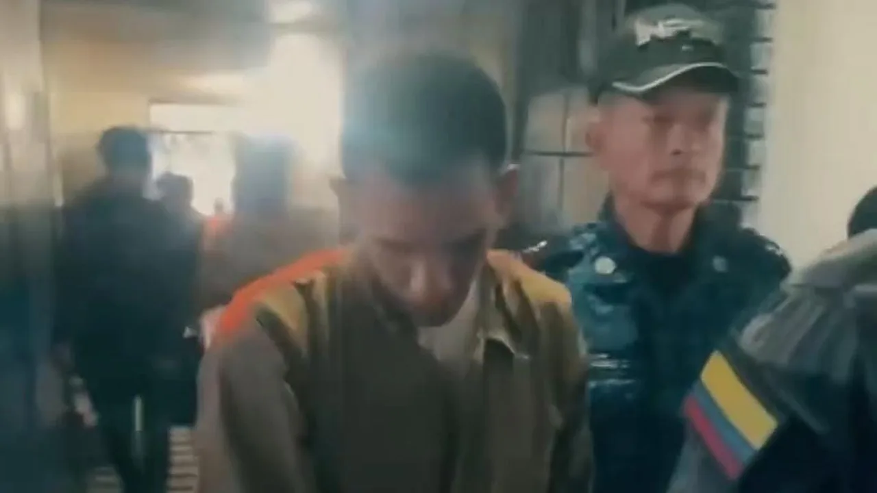 Traslado de presos custodiado por el INPEC