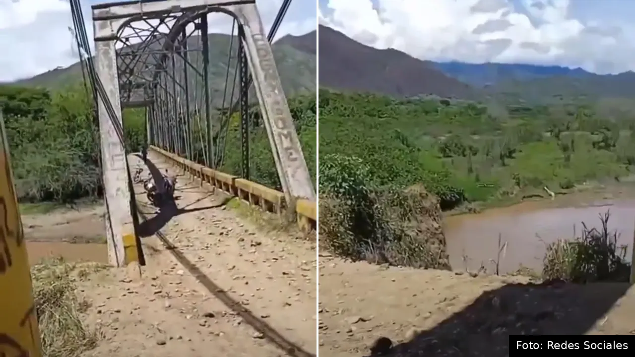 ¡Aislados! Explosión destruyó una vía en El Patía, Cauca, y deja a más de 10.000 campesinos incomunicados 2 Puente y río Patía, sector de Portugal, en El Patía, Cauca