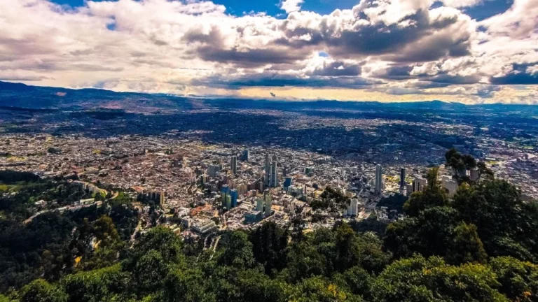 Panorámica de la ciudad de Bogotá