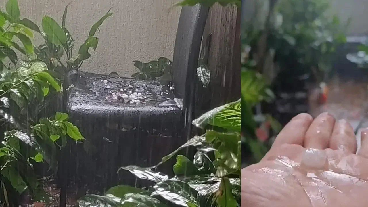 Fuerte granizada en el occidente de Medellín, quedó en video 1 Granizada en el occidente de Medellín