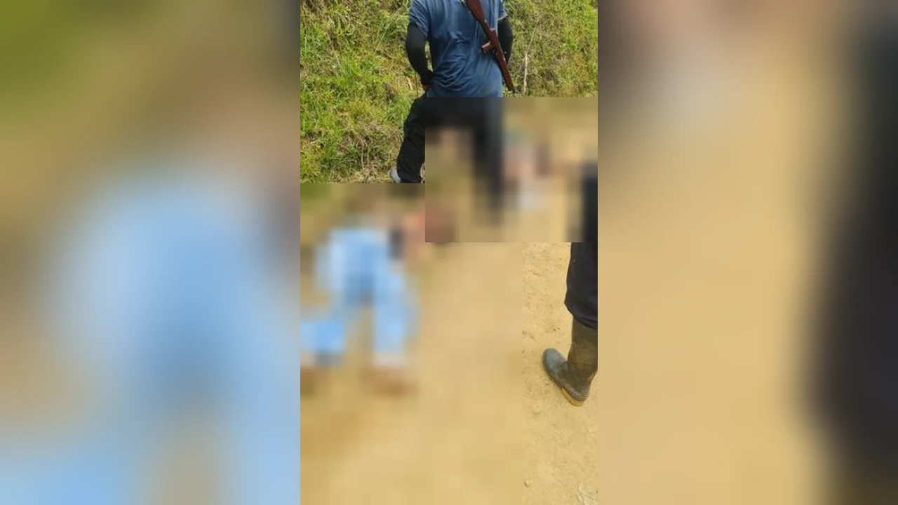 Seis personas fueron asesinadas en Suaza: nueva masacre estremece al sur del Huila 2 Imagen del lugar del ataque en Suaza, censurada por Minuto30