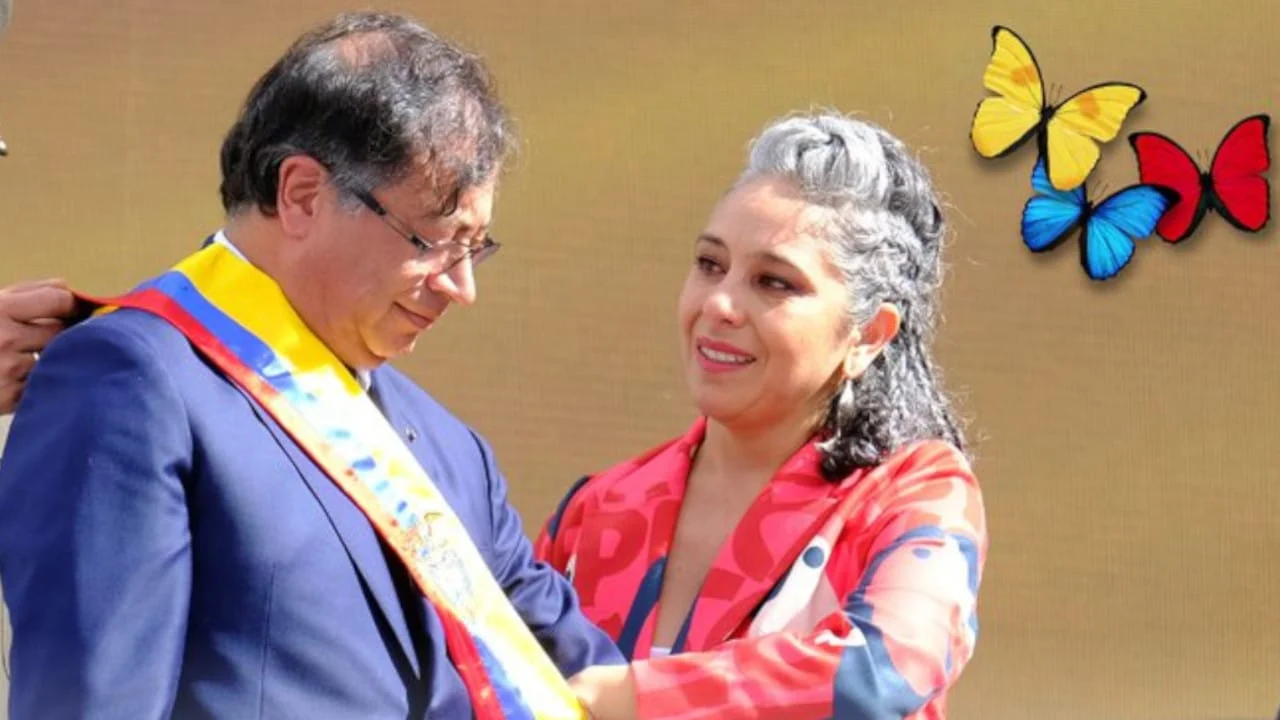 Gustavo Petro y María José Pizarro en una imagen de archivo