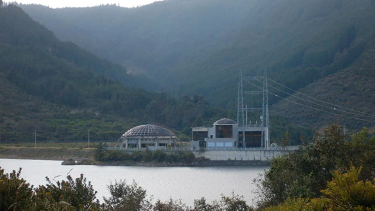 Vista de la planta de tratamiento de agua Francisco Wiesner.