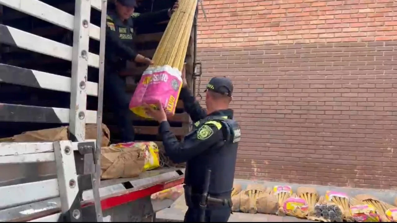 Pólvora entre las verduras: la jugada que frenó la Policía en Corabastos