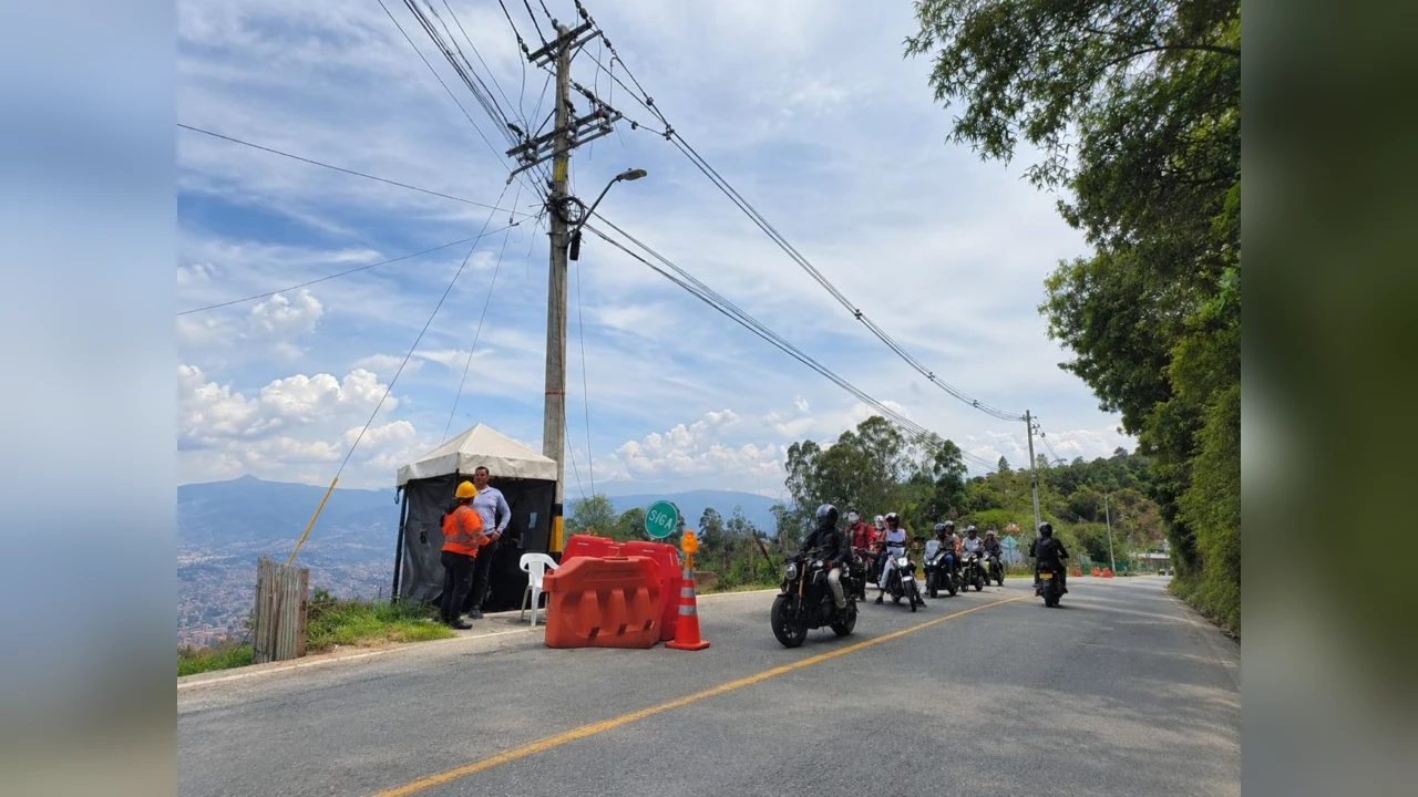 Cierres en la vía Medellín - San Pedro de los Milagros