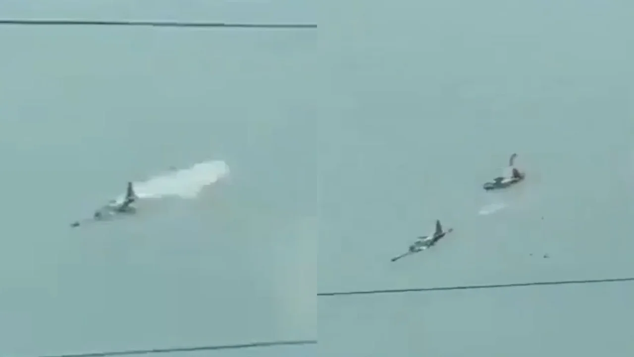 Tragedia aérea en Filipinas: dos aviones militares chocaron en pleno vuelo y murieron los cuatro pilotos