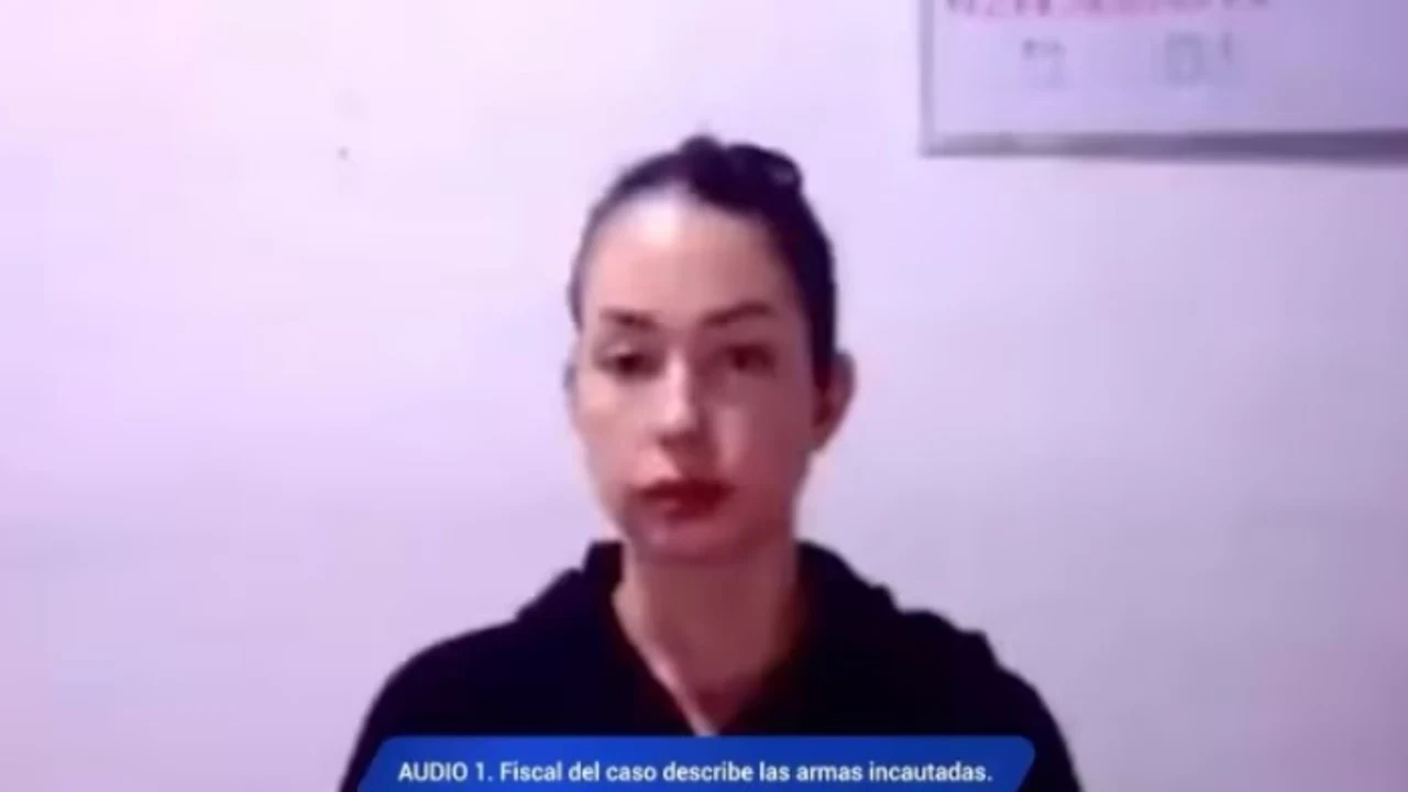 La fiscal del caso describe las armas incautadas en la casa de la influencer Wendy Durán en Cali