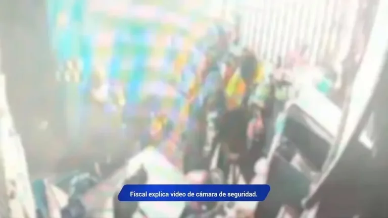 Fotograma de video de cámara de seguridad del caso de extorsión en Bosa y Kennedy