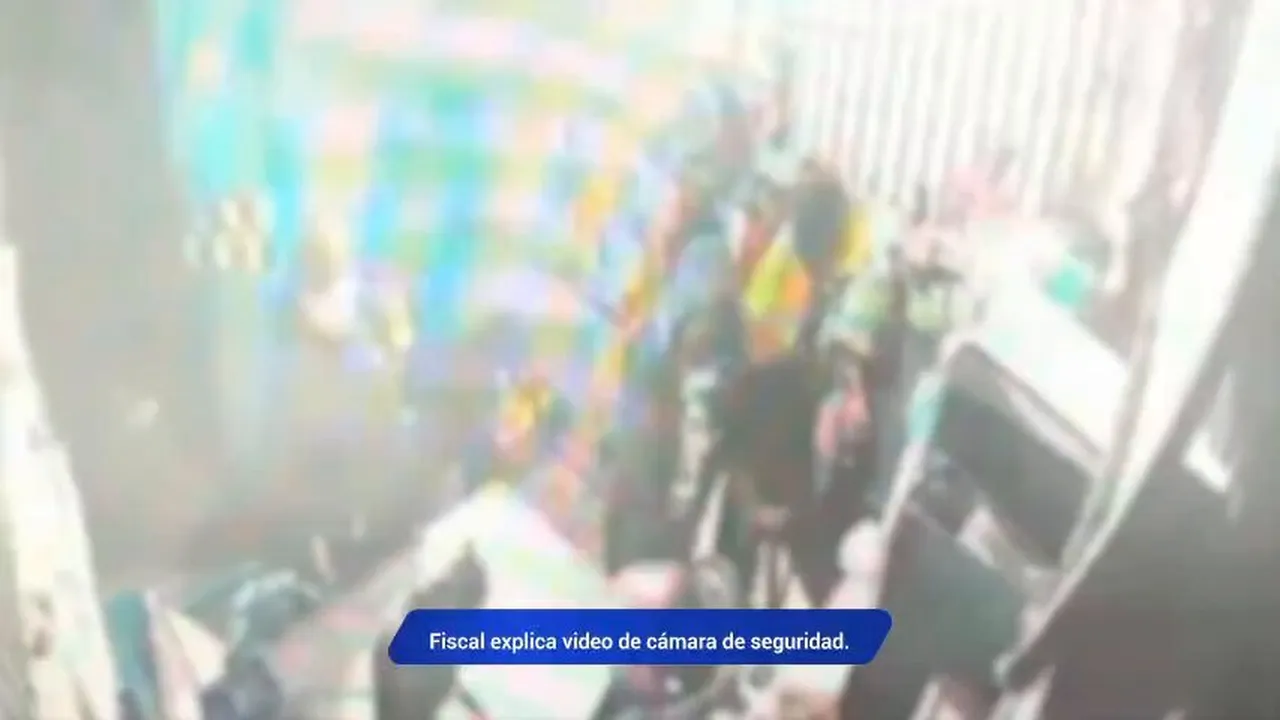 Fotograma de video de cámara de seguridad del caso de extorsión en Bosa y Kennedy