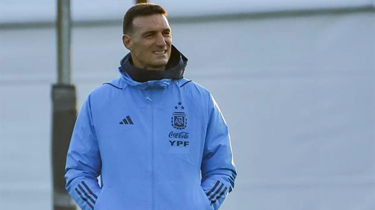 Lionel Scaloni, entrenador de Argentina, en una foto de archivo.