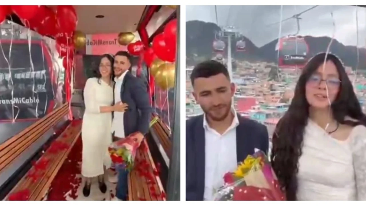 Propuesta de matrimonio en una cabina del TransMiCable de San Cristóbal