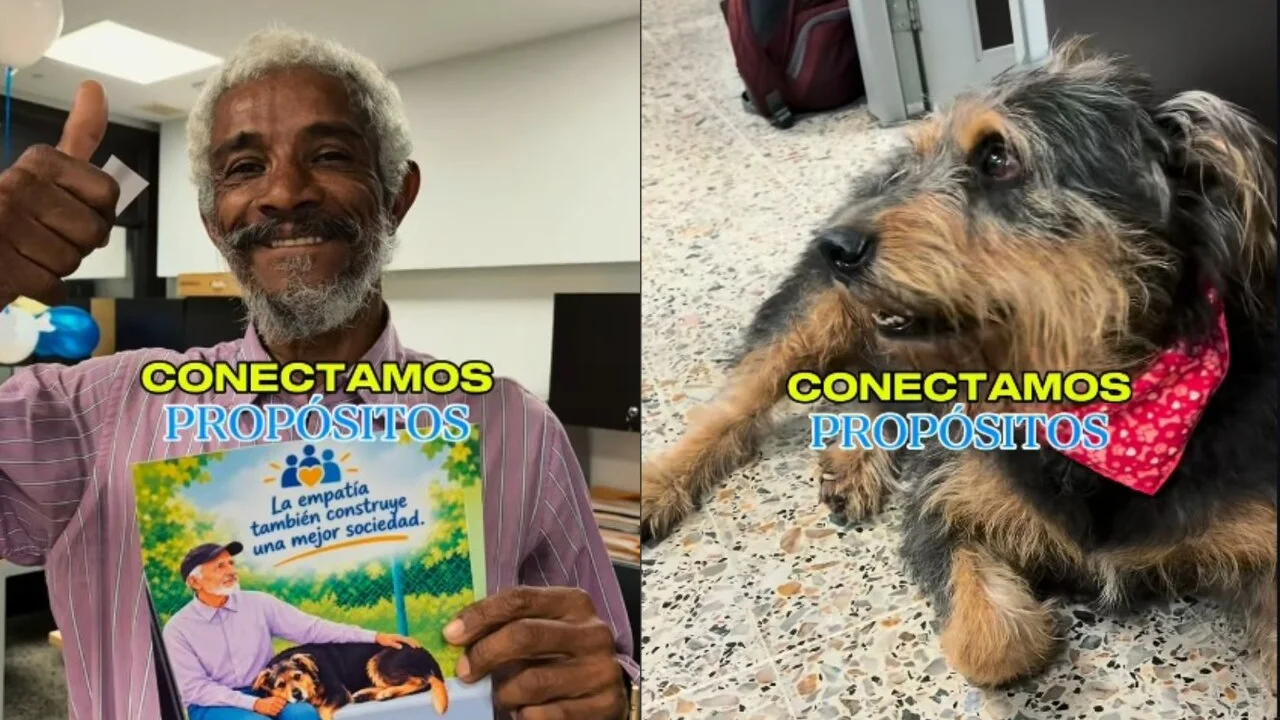 Transoriente ofreció disculpas públicas a José Luis Villa y le entregó regalos para su perrita Luna