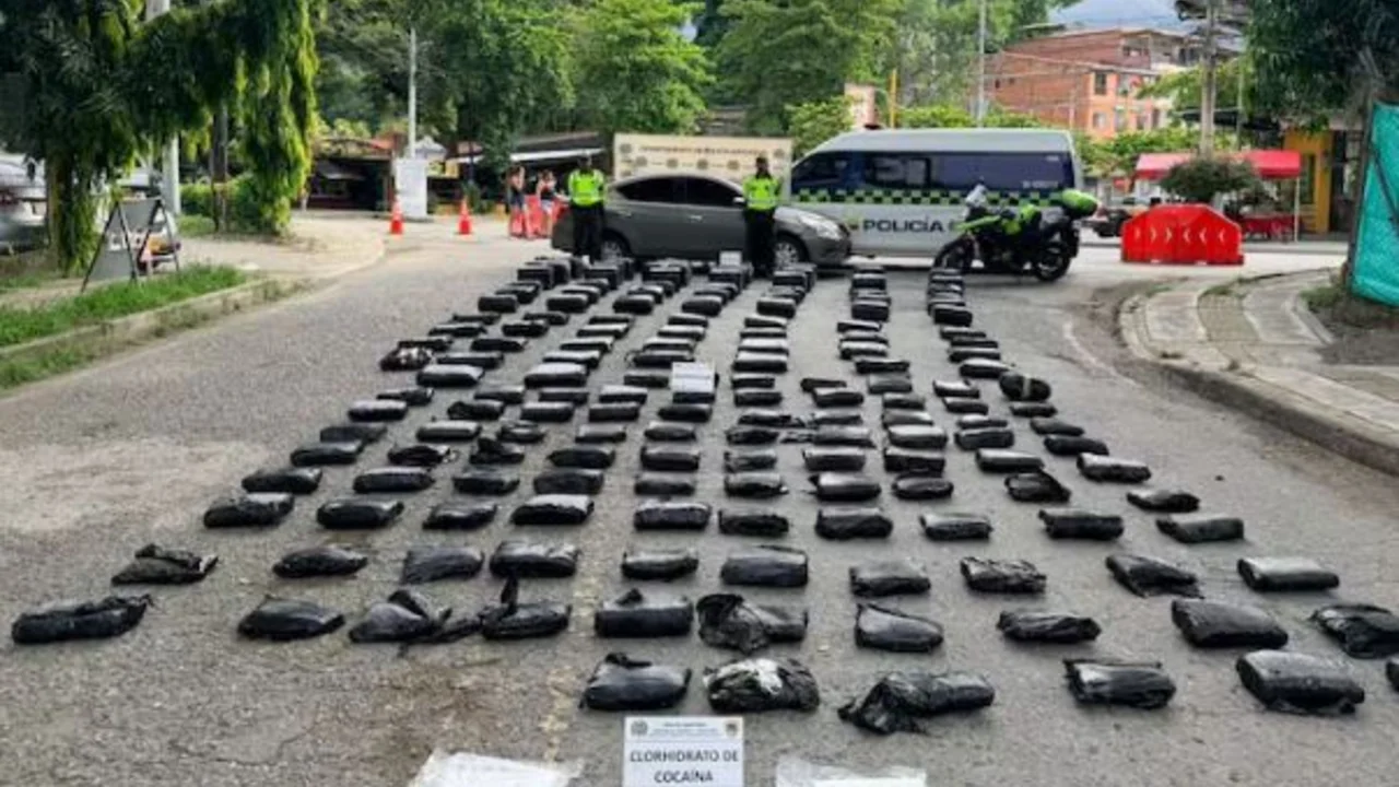 Marihuana incautada en La Pintada