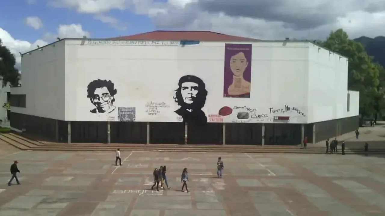Vista del campus de la Universidad Nacional, sede Bogotá