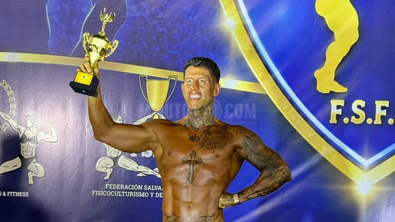 Paisa de pura cepa: Felipe Duque Reyes fue primero en culturismo y segundo en físico clásico en El Salvador