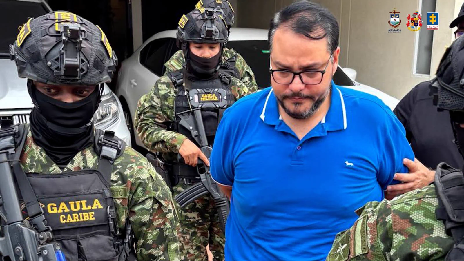 ¡Cayeron ocho! Red pedida en extradición por mover plata del narcotráfico hasta con criptomonedas 7 Uno de los capturados con fines de extradición durante los operativos de la Fiscalía