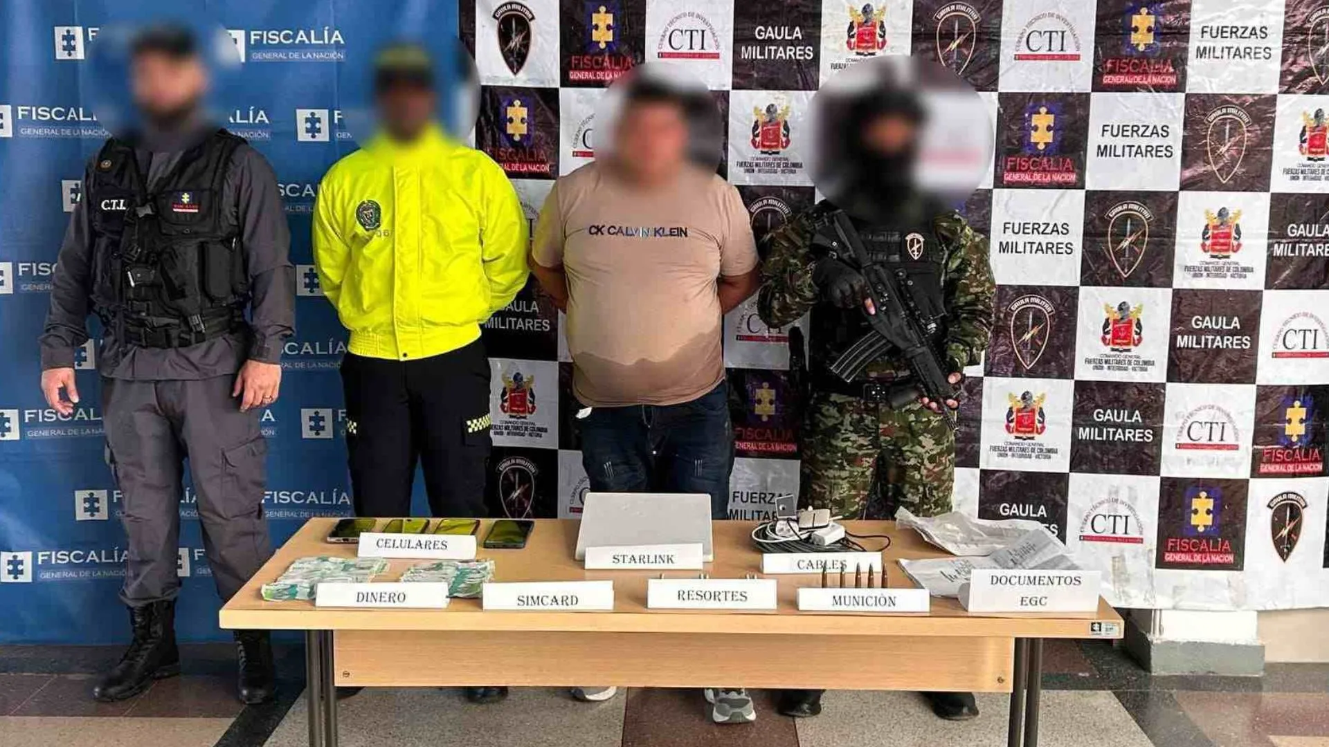 Capturan en Urabá a presunto cabecilla del Clan del Golfo vinculado a extorsiones y dos homicidios
