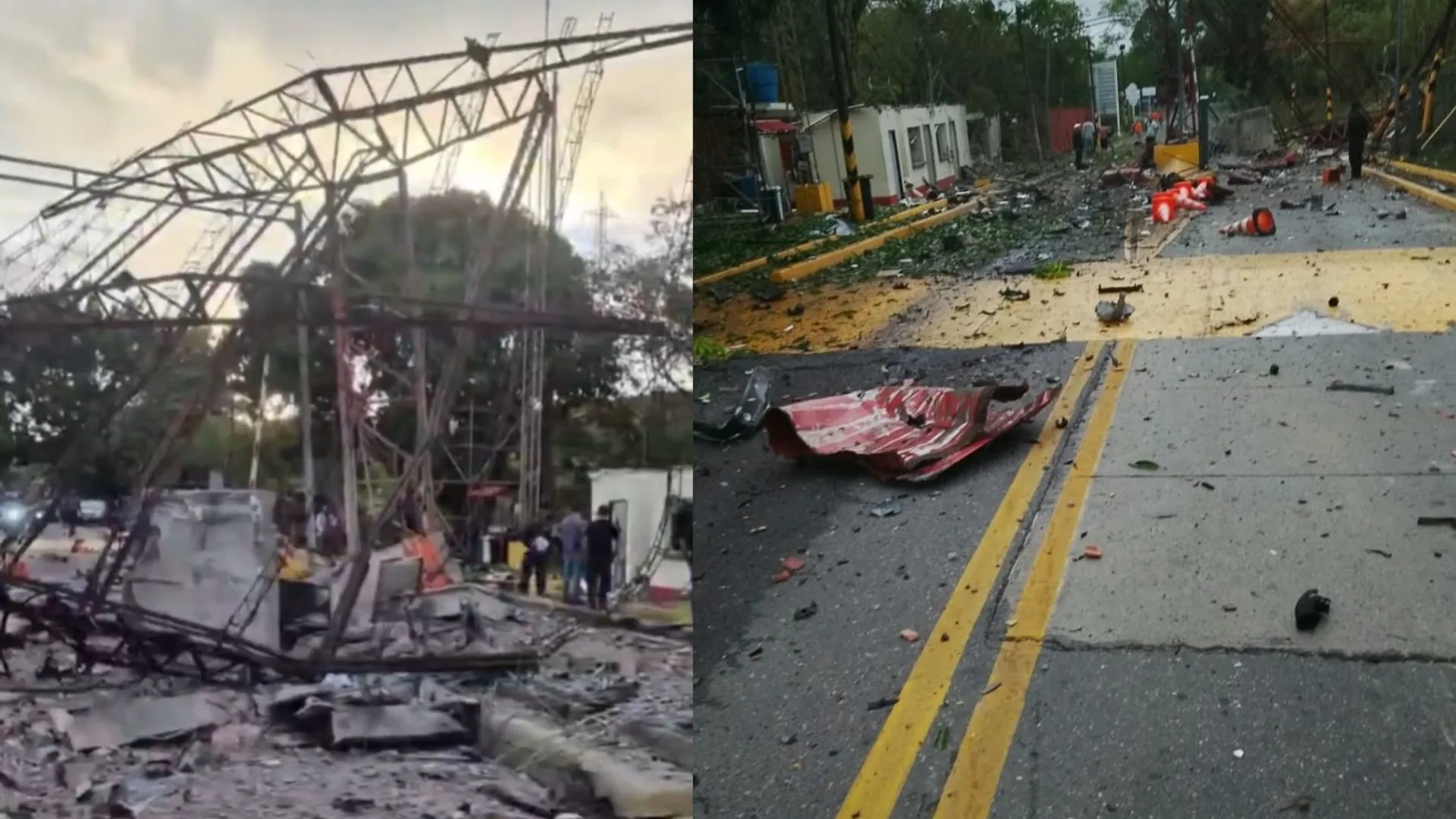 ¡Atentado en la Panamericana! Explosión en el peaje El Bordo dejó tres civiles heridos y obligó a cerrar la vía