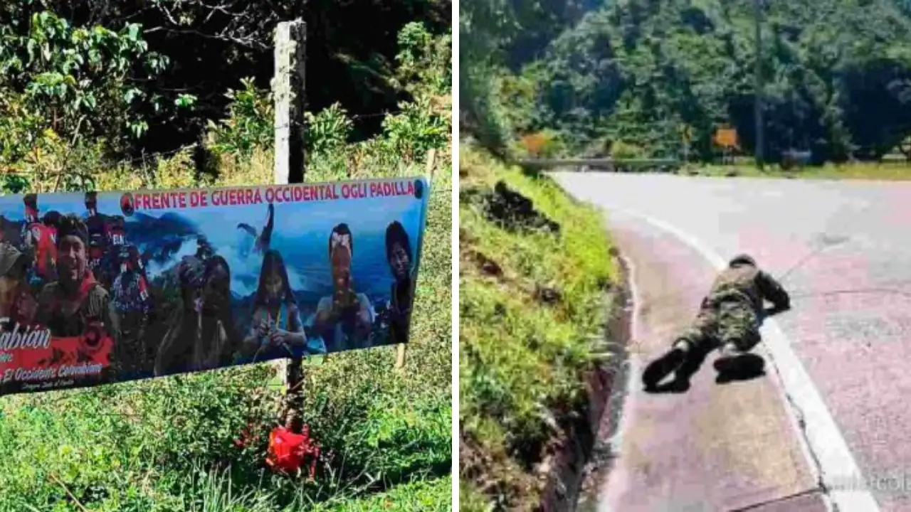 Susto en la vía Medellín-Quibdó: Ejército destruye artefacto explosivo