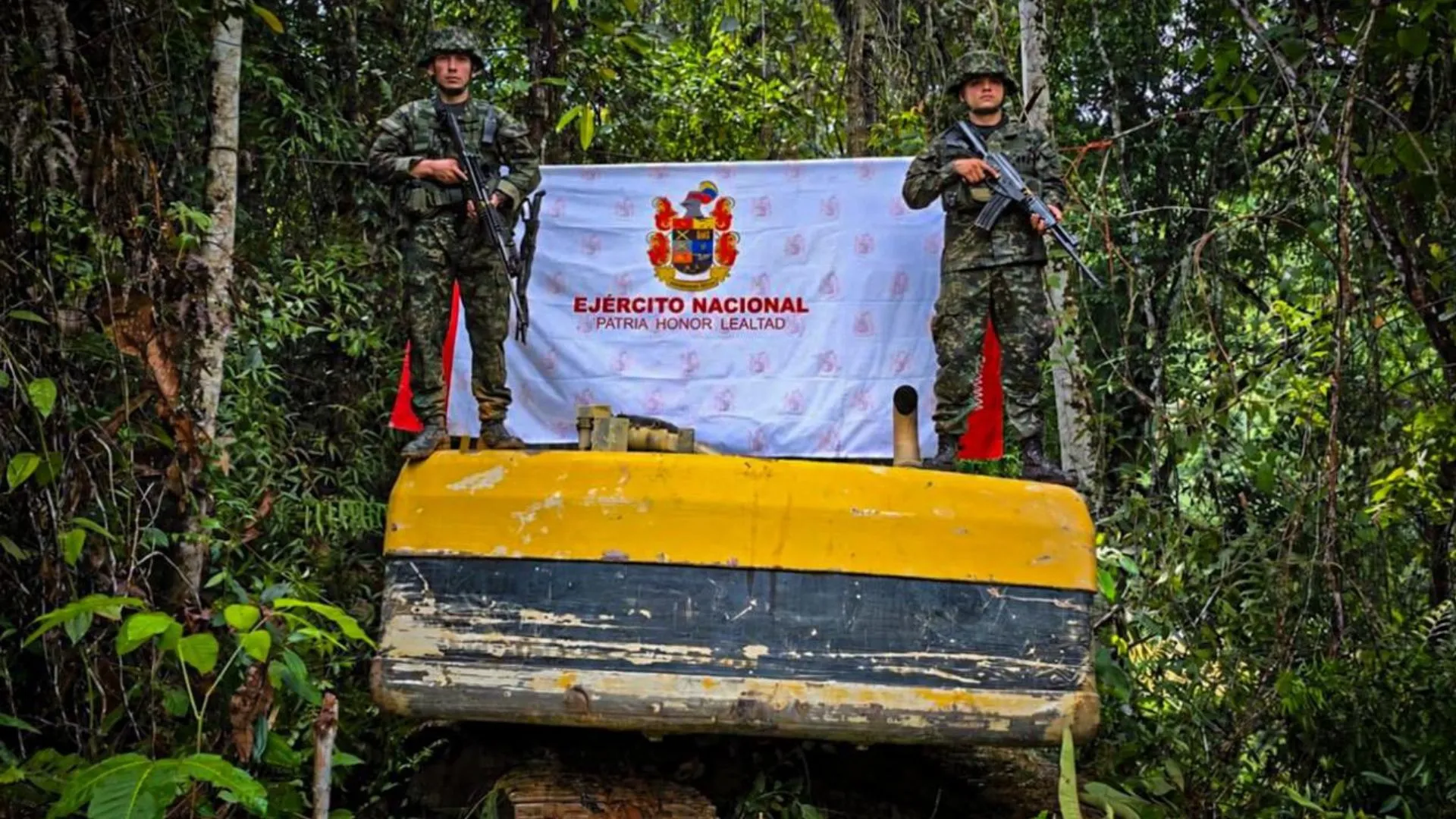 ¡Les dieron donde más duele! Ejército golpeó millonaria operación de minería ilegal en San Rafael