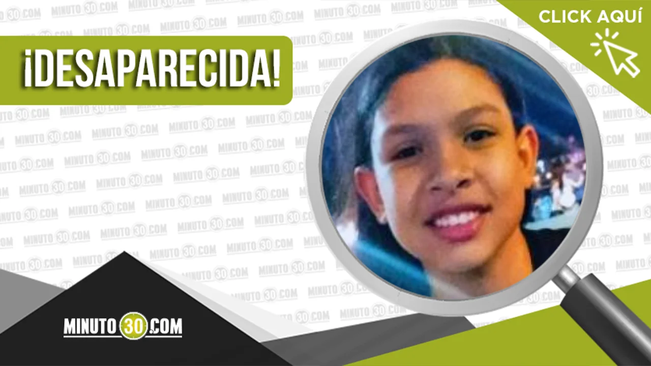 La menor Nicol Penilla desapareció en Medellín