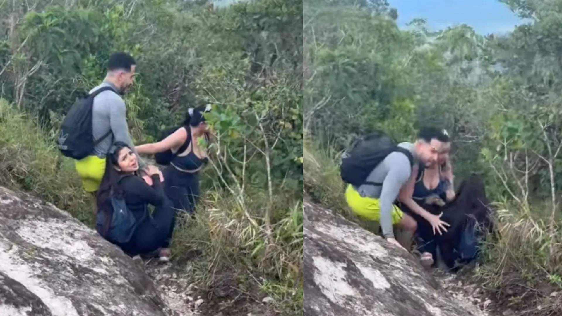 ¡Tremendo susto! Senderistas quedaron en plena montaña durante el terremoto en Panamá