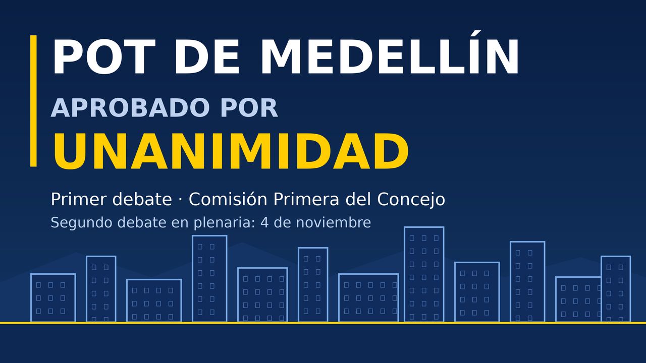 Por qué el POT de Medellín merece nuestro respaldo tras su primer debate