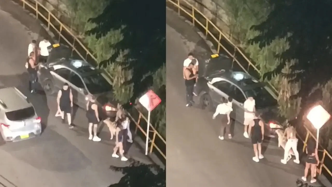 ¡Susto en Sabaneta! Carro perdió el control en el sector Alcázares y casi cae a una quebrada 1 Carro accidentado en el sector Alcázares de Sabaneta