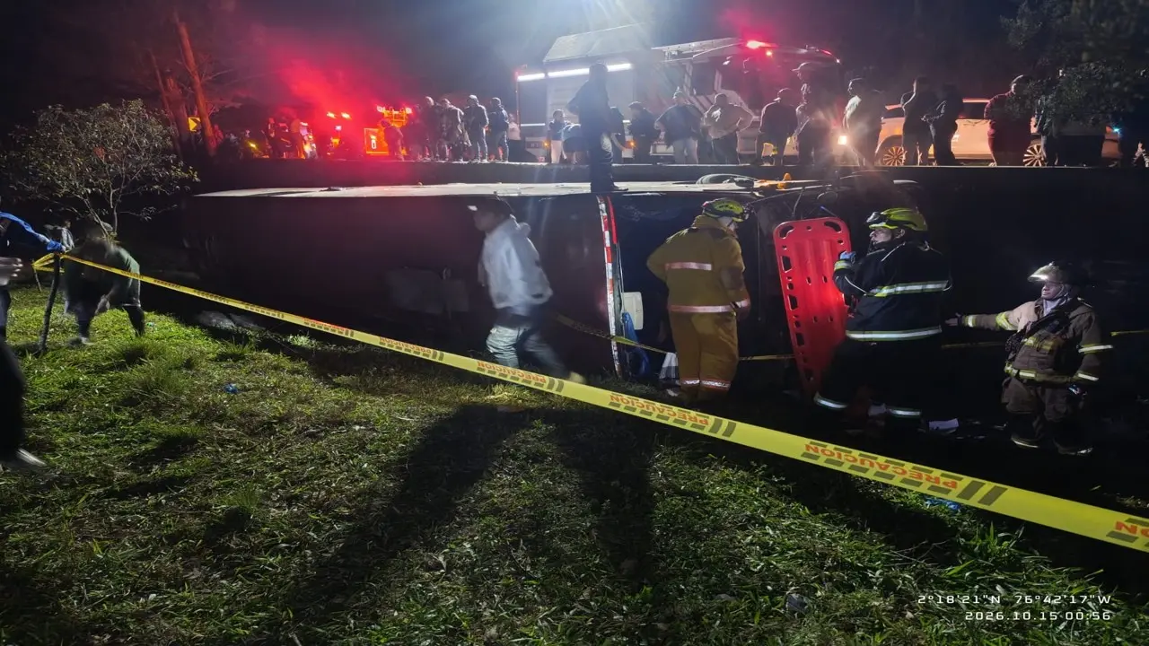 accidente en la panamericana deja 4 muertos y 56 heridos