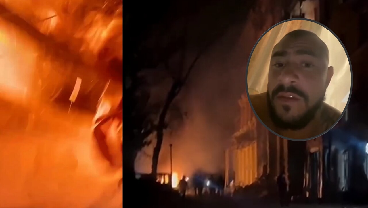 Járkov, Ucrania: brasileño graba una explosión desde el edificio donde se alojaba 1 Járkov, Ucrania: brasileño graba una explosión desde el edificio donde se alojaba