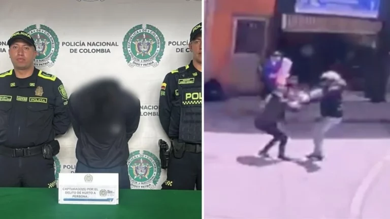capturado tras robo Bogota