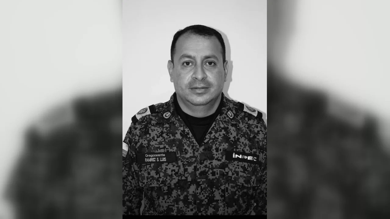Dragoneante Luis Francisco Ramírez, funcionario del Inpec asesinado en Cali