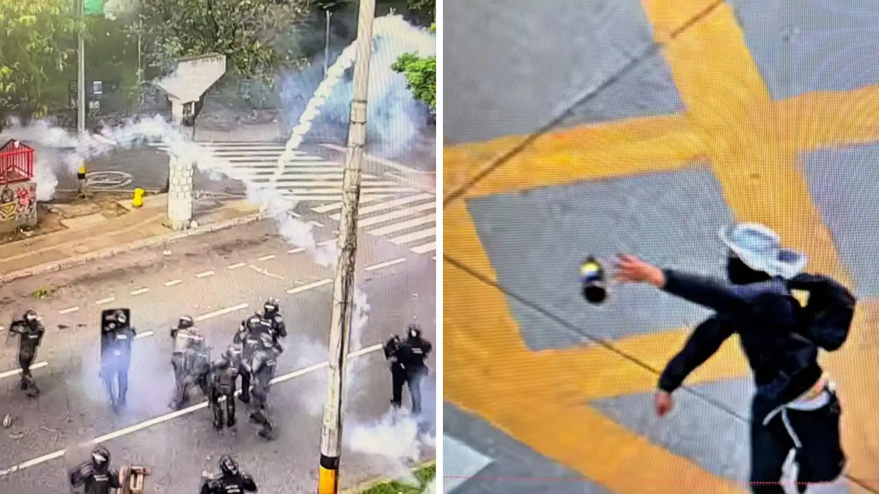 Iba en calma y terminó en tensión: encapuchados bloquearon la vía Barranquilla 3 Iba en calma y terminó en tensión: encapuchados bloquearon la vía Barranquilla