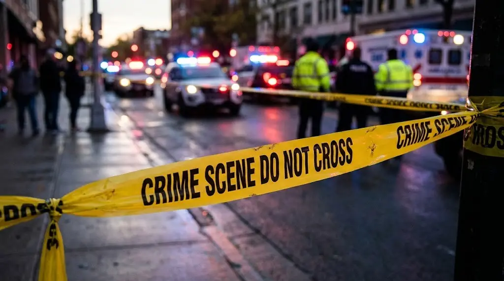 Imagen elaborada con IA para ilustrar la nota tiroteo escan del crimen estados unidos