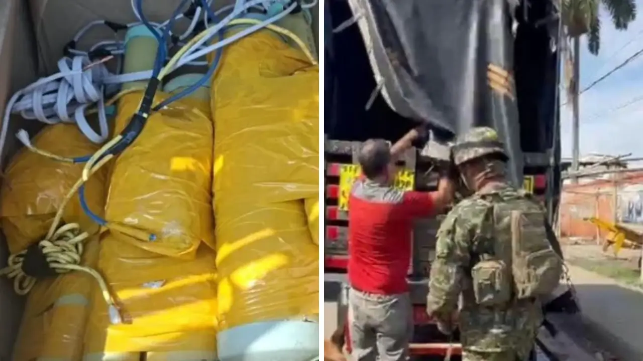 Iban para Cali con más de 400 kilos de explosivos: así cayó el cargamento en el Cauca