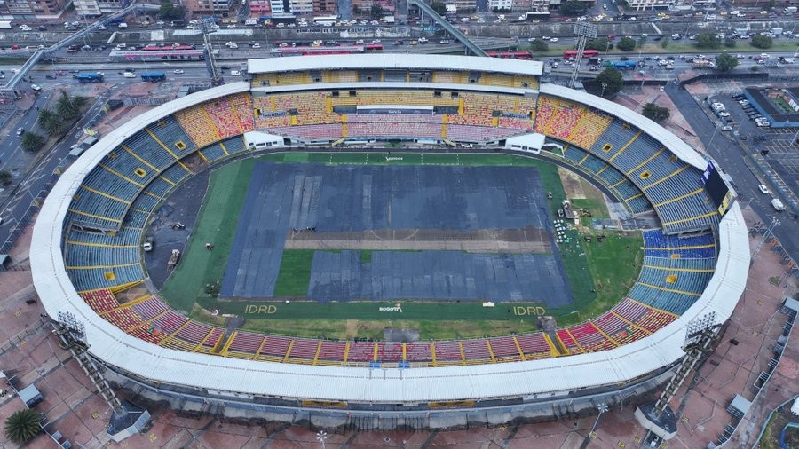 Contraloría de Bogotá verificó el estado de la grama de El Campín tras conciertos de BTS 2 gramado del campin bts2