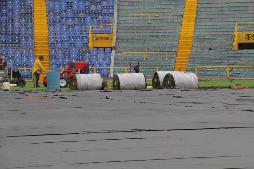 Contraloría de Bogotá verificó el estado de la grama de El Campín tras conciertos de BTS 5 gramado del campin bts5