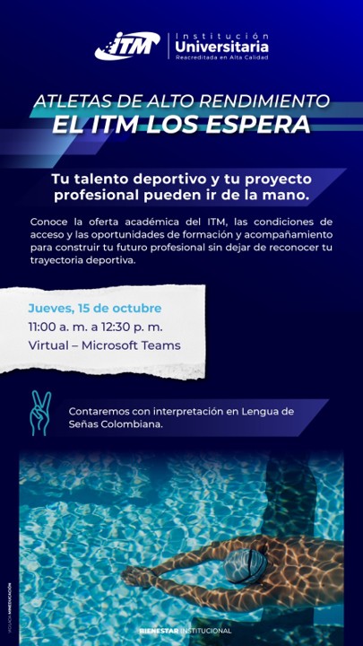 El ITM abre sus puertas a atletas y paratletas: estudie sin frenar su carrera de alto rendimiento