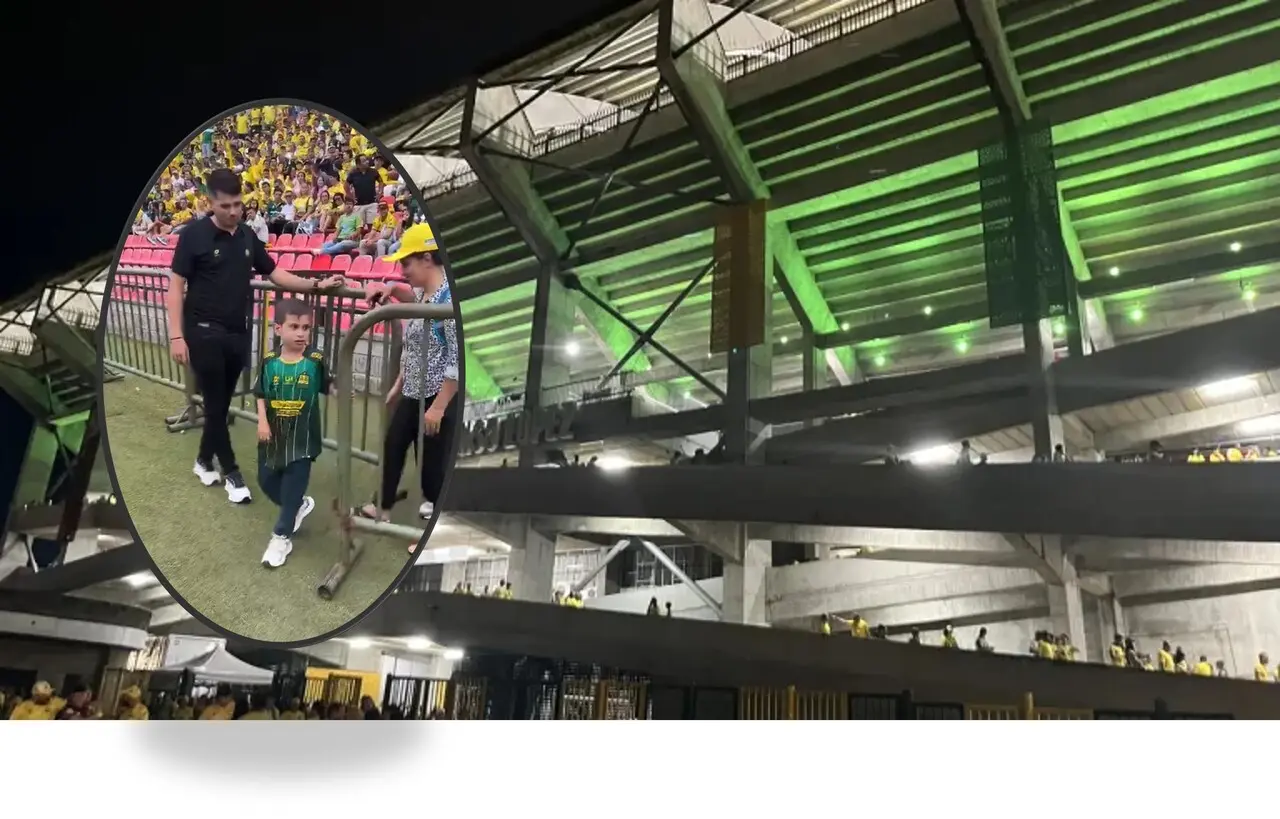 ¡Del hospital al estadio! Lucas Murillo, el niño del «medio corazón», cumplió su sueño de ver al Bucaramanga