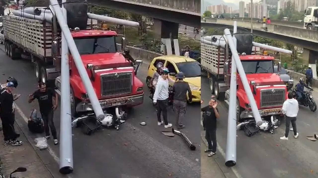 Grave accidente en la Avenida Regional: motocicleta quedó bajo las llantas de una tractomula a la altura de Toscana 1 moto en llantas de un camion toscana