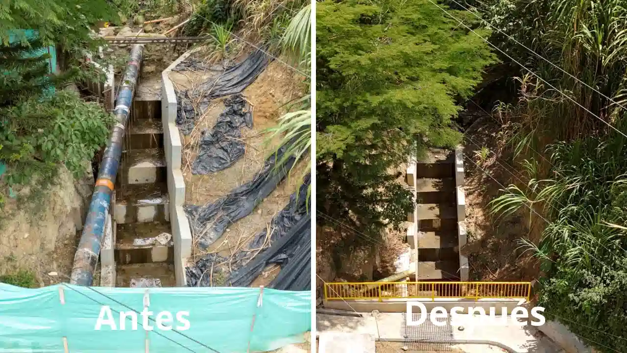Terminan obras para frenar inundaciones en cuatro quebradas de Medellín: así quedaron 3 Terminan obras para frenar inundaciones en cuatro quebradas de Medellín