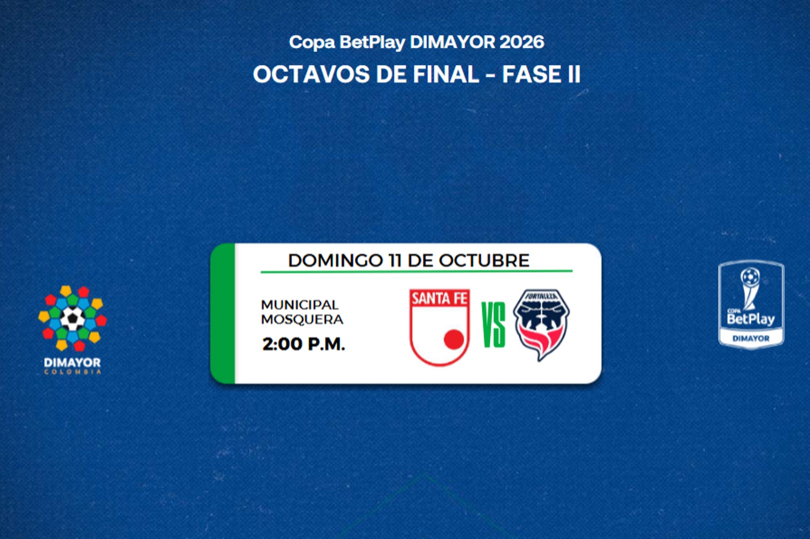 Definida la programación para los Cuartos de Final de la Copa BetPlay 2026: Clásico paisa «sin estadio» 5 octavos copa