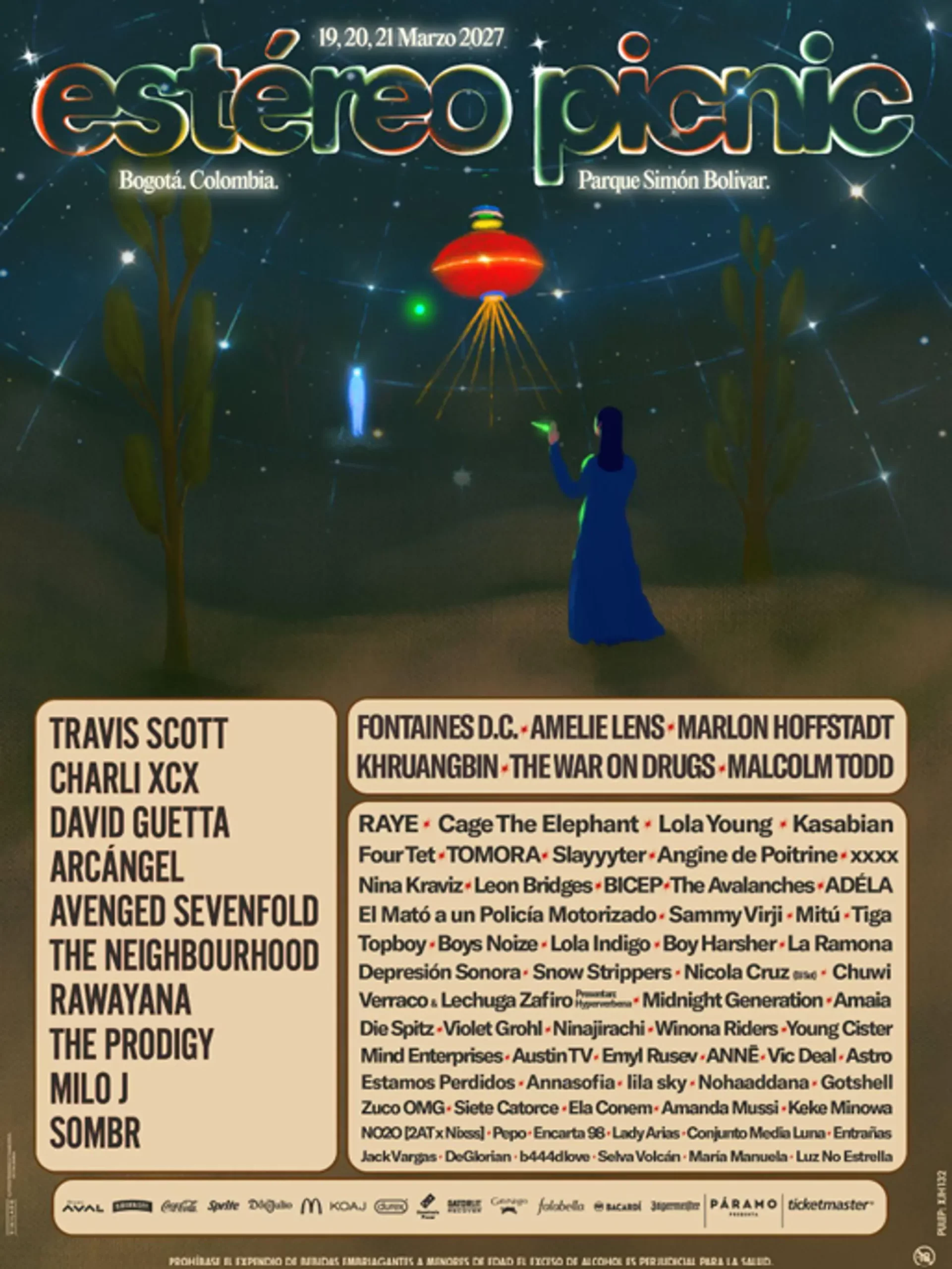 ¡Histórico! El Festival Estéreo Picnic 2027 destapa su cartel con Travis Scott, Charli XCX y David Guetta a la cabeza 2 stereopicnic 2027 scaled