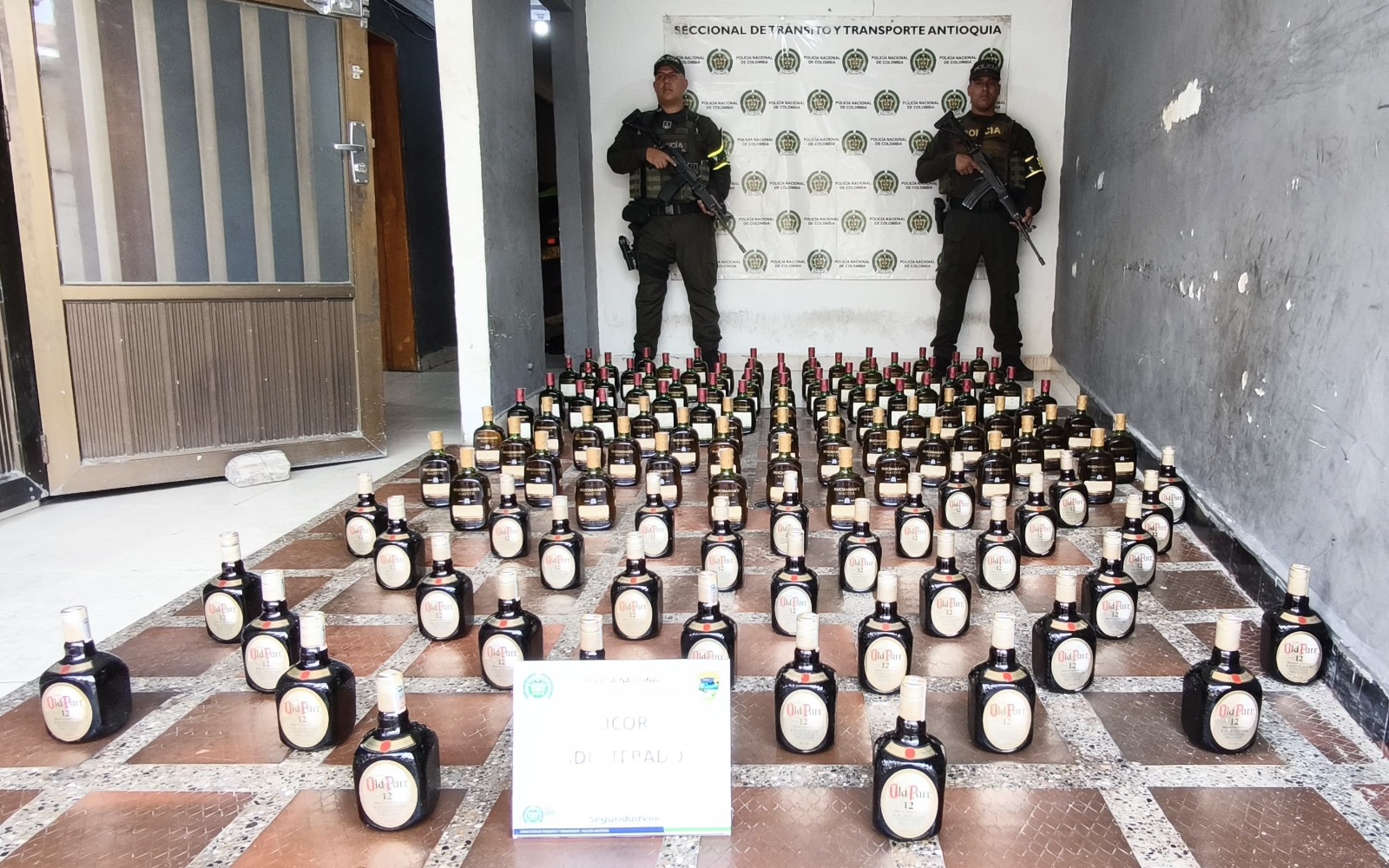 Yarumal: incautan 132 botellas de licor adulterado